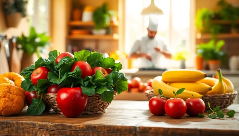 Captivating Healthy Food ingredients on a rustic table, promoting nutritious eating.