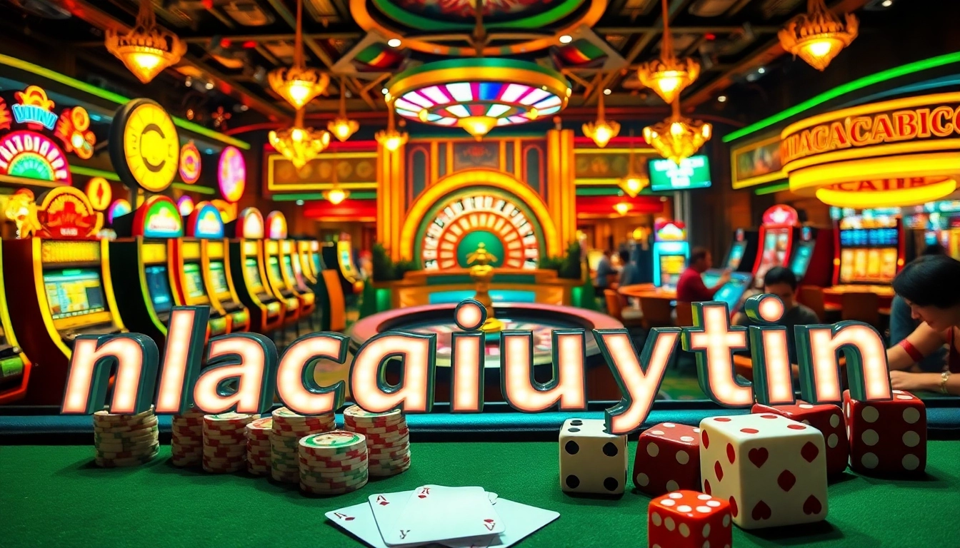 Players enjoying vibrant casino games with trust in nhacaiuytin's reputable betting experience.