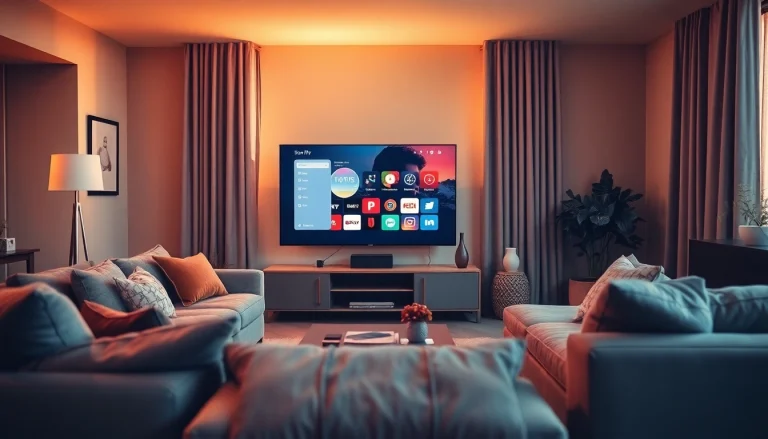 Enhance your viewing experience with the vibrant iron tv pro displayed in a welcoming living room.