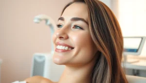 Epilare definitiva Sibiu: rejuvenation after a laser treatment in a modern aesthetic clinic.