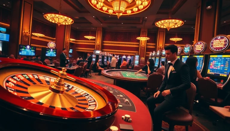 Gamble at RR88 com with vibrant casino tables and sophisticated players enjoying online gaming.