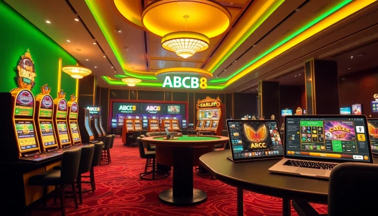Experience the vibrant and professional world of online gambling with ABC8's diverse gaming options.