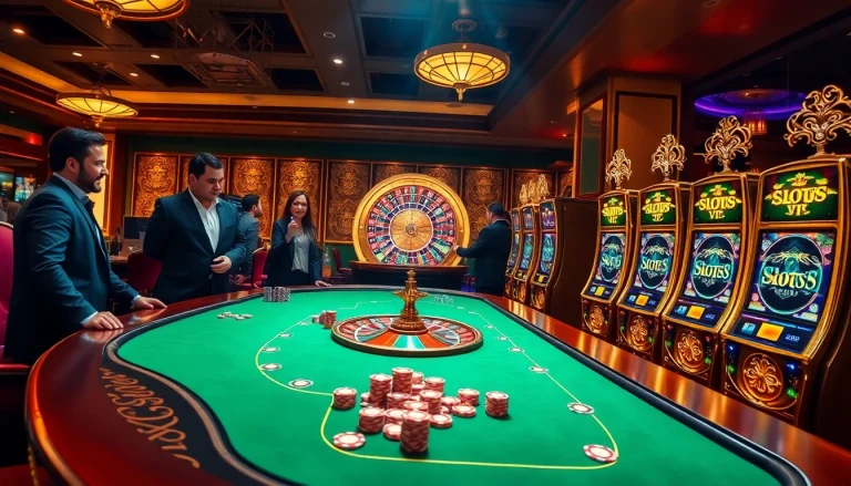 Players enjoying the elite Slots8 Vip experience at a luxurious casino table