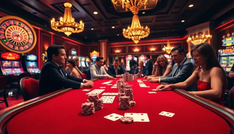 Excited gamblers winning at high-stakes poker, showcasing 78winbiz.com gaming experience.