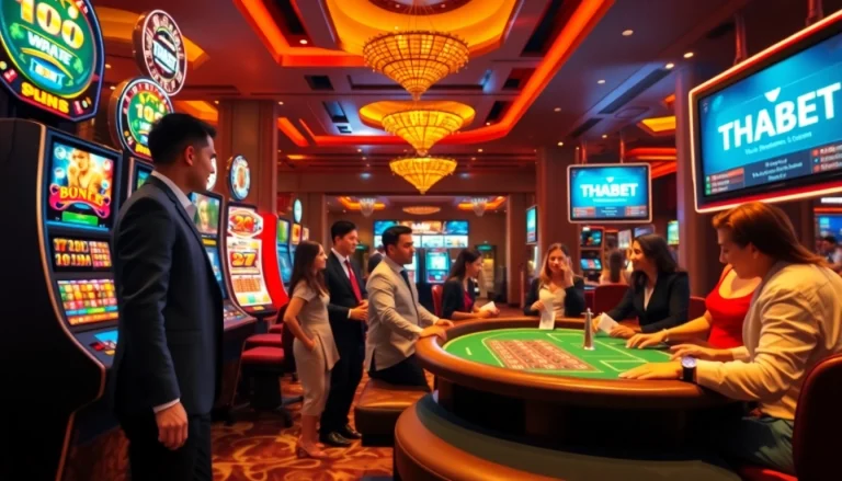 Experience thrilling games at https://tha-bet.pro/ with vibrant slot machines and professional dealers.