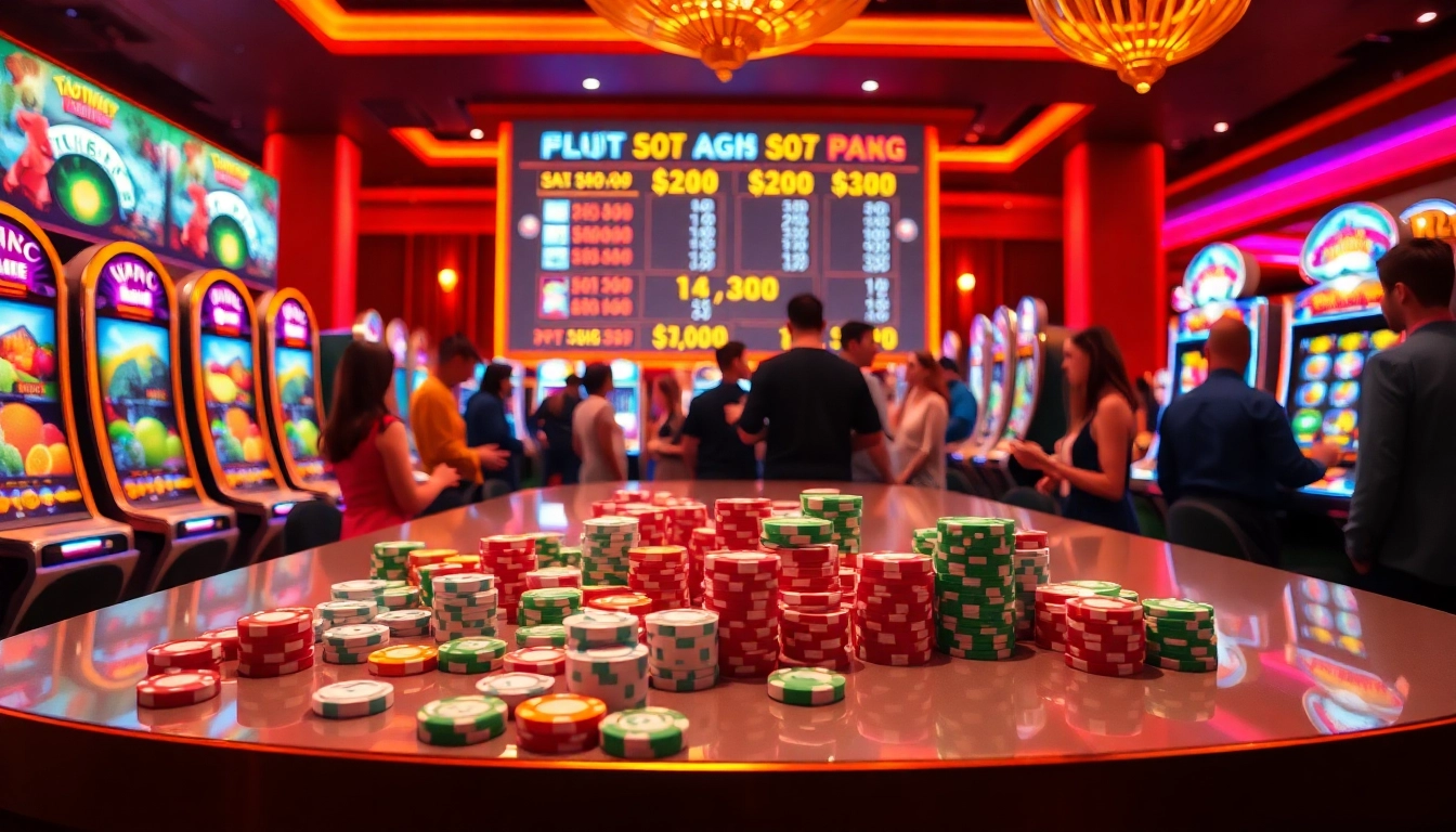 Engaged players at a luxurious casino slot community feature, showcasing excitement in 슬롯커뮤니티.