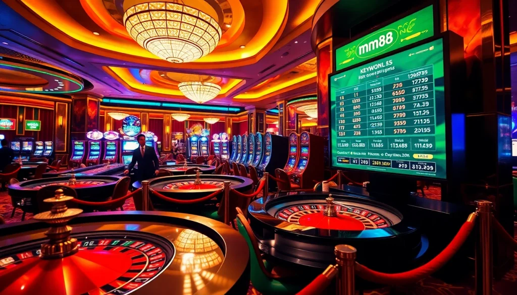 Place your bets at the MM88 casino tables, where excitement comes alive with every spin!