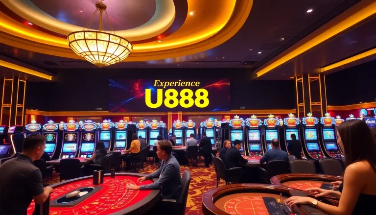 Join the excitement at U888 casino with thrilling table games and vibrant slot machines.