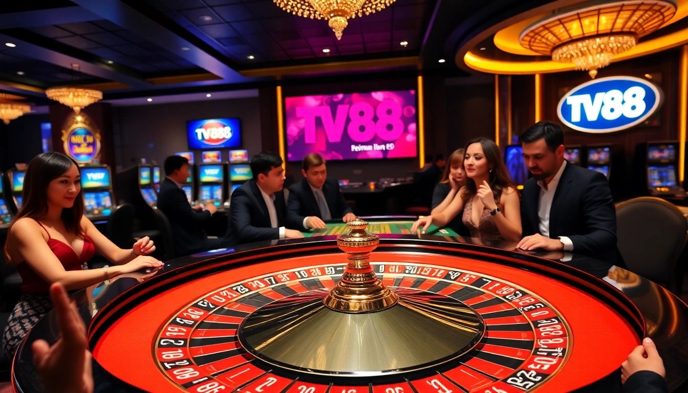 Experience the thrill of winning at TV88 with professional casino games and vibrant atmosphere.