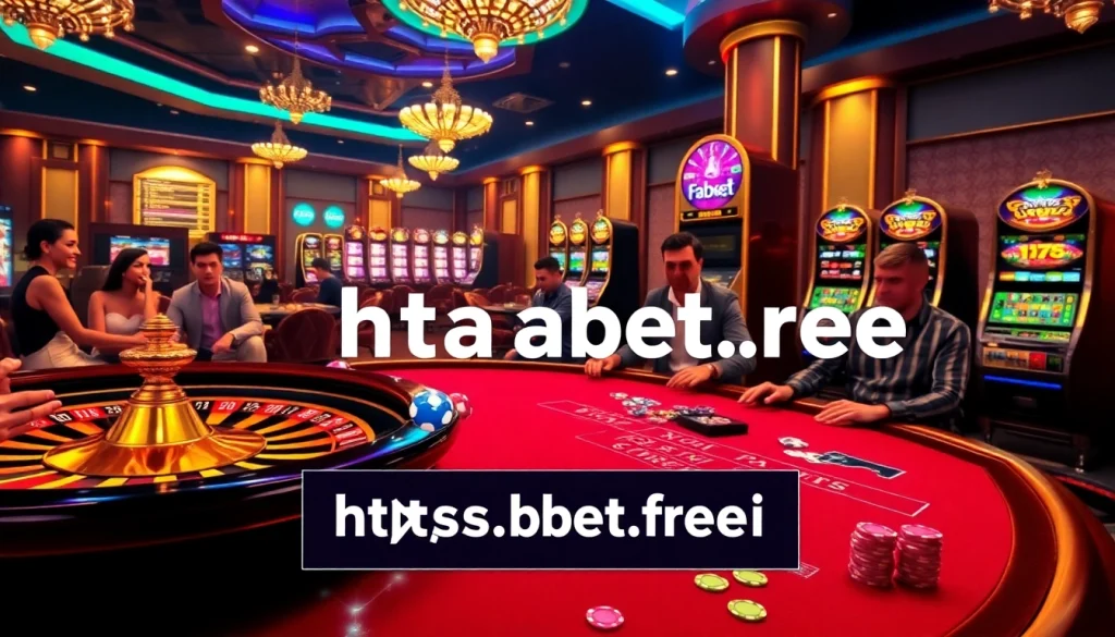 Experience exciting gameplay at https://fabet.free/ with players betting at a high-stakes casino table.