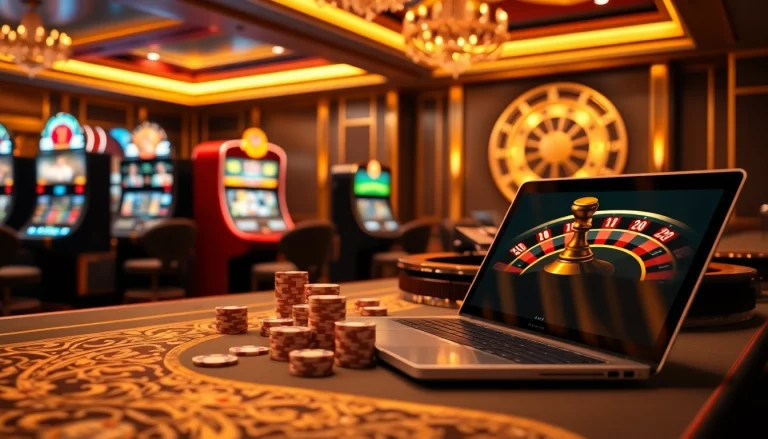 Experience 88i đăng nhập at a luxurious casino scene with vibrant gaming elements.