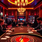 Experience exhilarating gaming at xin88 with luxurious poker tables and vibrant slot machines.