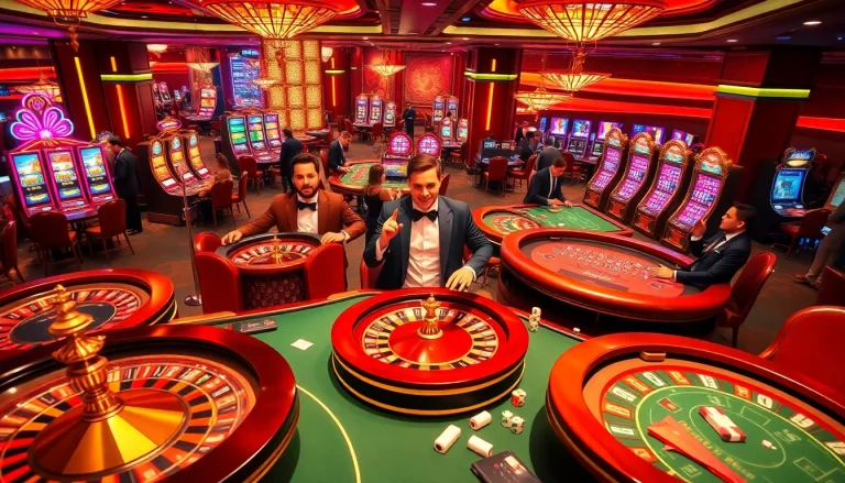 Experience the thrilling betting action at dh88 with vibrant casino games and energetic players.