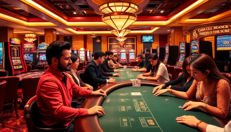 Dynamic casino gaming scene at w88.nyc featuring diverse players and modern digital betting.