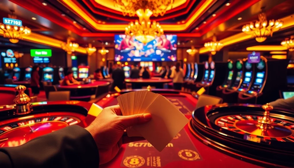 Experience the thrill of gaming at 5z7772 com with vibrant casino visuals and exciting betting options.