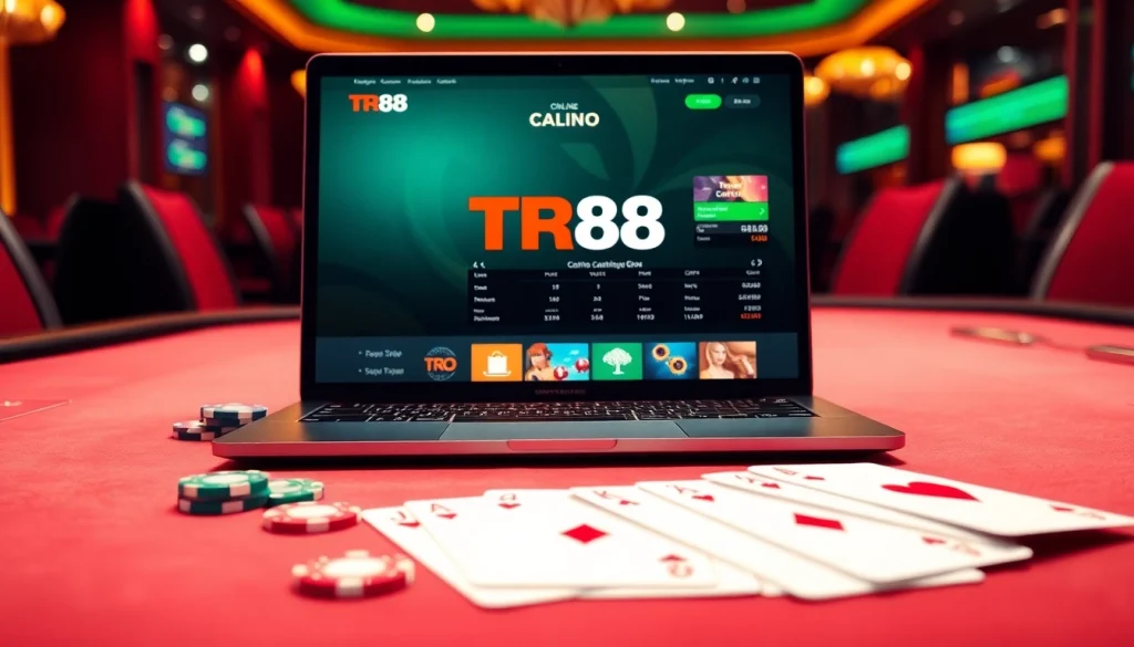Experience thrilling betting at TR88 with engaging online casino visuals.