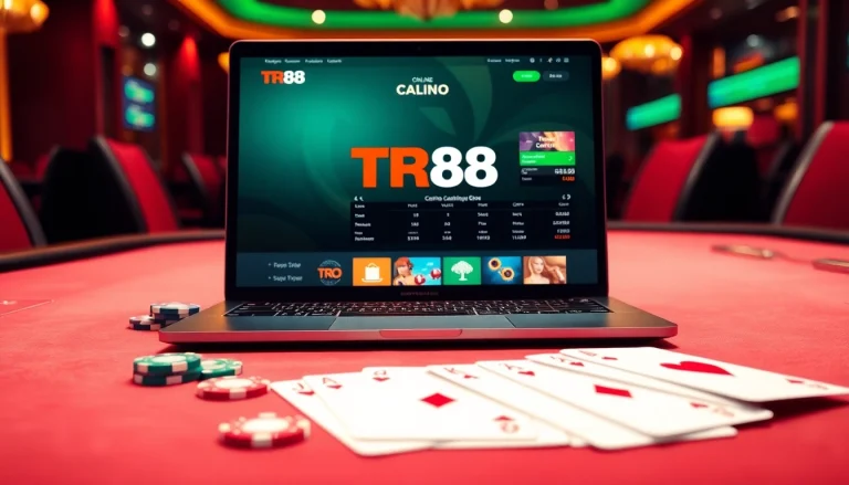 Experience thrilling betting at TR88 with engaging online casino visuals.