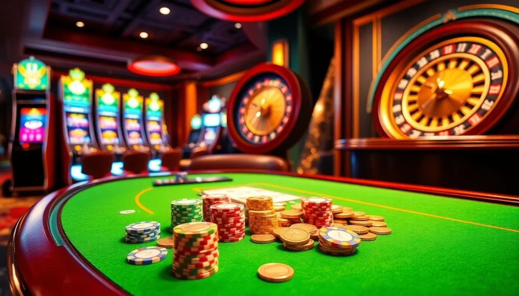Play exciting casino games at mb 88, featuring elite poker chips and vibrant table action.