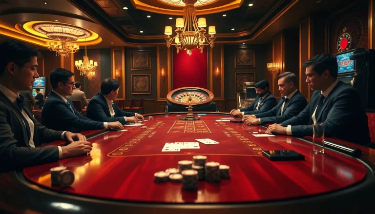 Experience exciting gameplay at iwins casino with poker tables and vibrant slot machines.