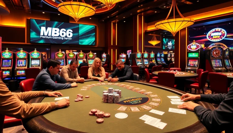 Experience thrilling gameplay at MB66 casino, where exclusive poker tables spark excitement.