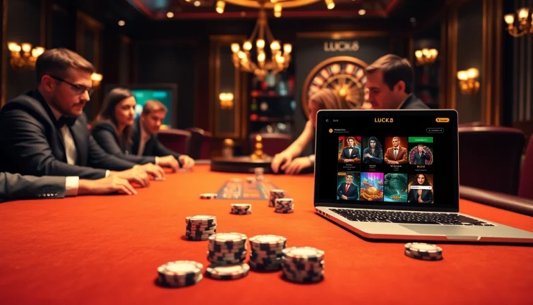 High-stakes poker at LUCK8 featuring intense gameplay, vibrant atmosphere and professional players.