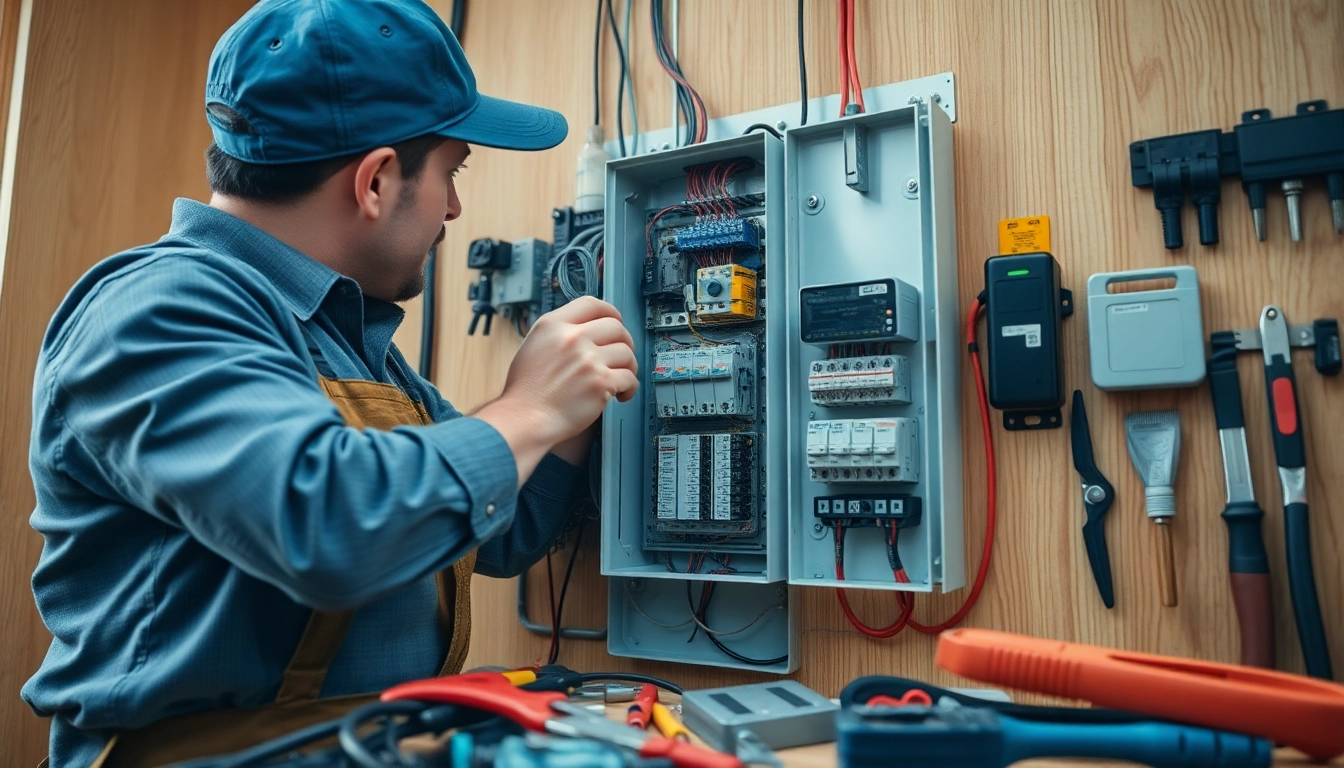Fuse box replacement London: Professional installation of a modern fuse box.
