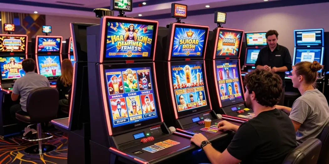 Players enjoying credit card slots at casinos https://ccrm.org.uk/ showcasing vibrant gaming experience and payment options.